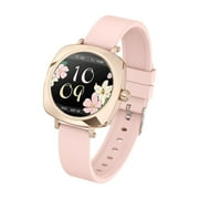 Smart Watch for Women Call IP68 Watertight Detection Date Sports 1.19 AMOLED Round Screen Women's Fashionable Smartwatch Bluetooth Call Information Synchronization Rose Gold